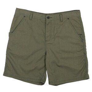Patagonia Army Green All Seasons Hemp Canvas Shorts Utility Long Length Gorp